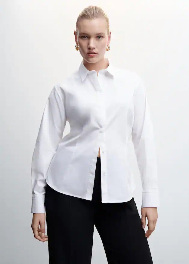 Essential cotton-blend shirt