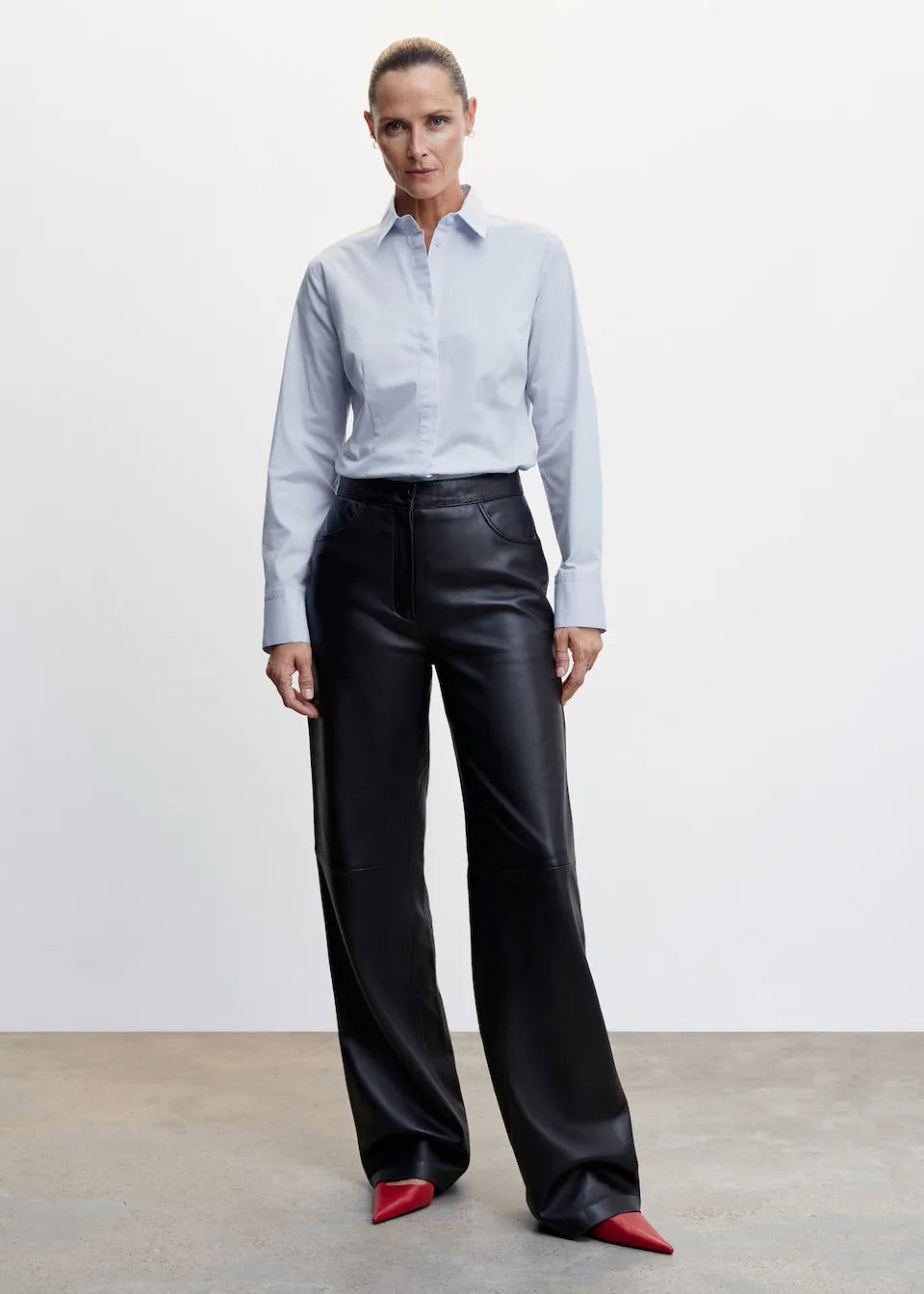 Essential cotton-blend shirt