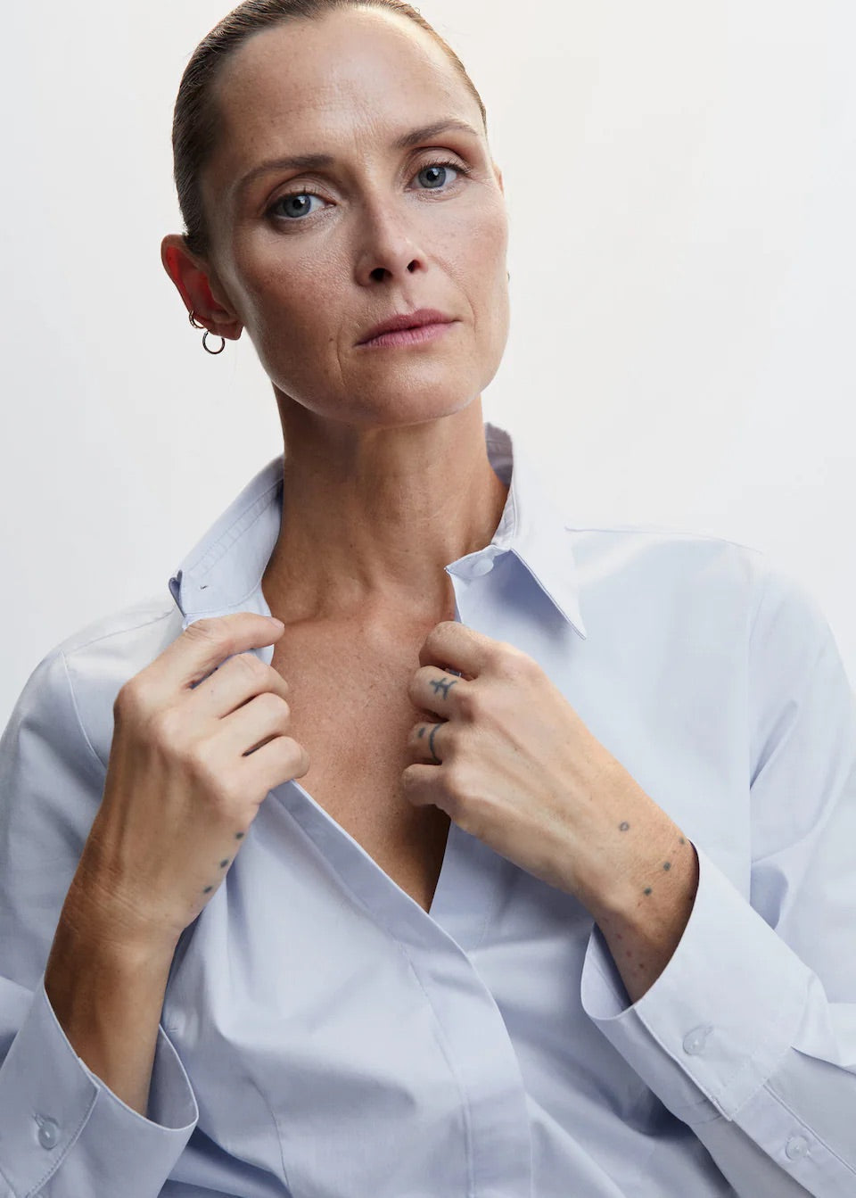 Essential cotton-blend shirt