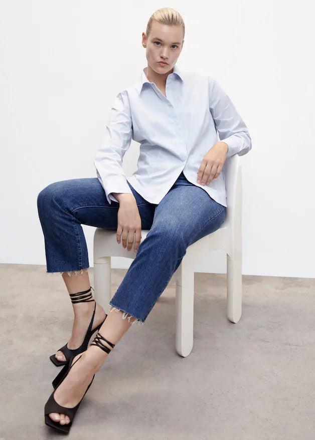 Essential cotton-blend shirt