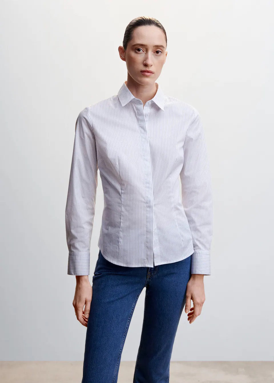 Essential cotton-blend shirt