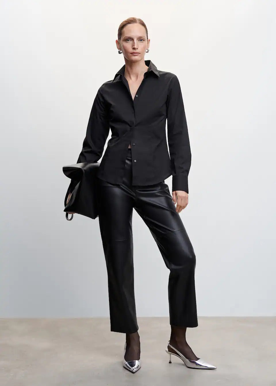 Essential cotton-blend shirt