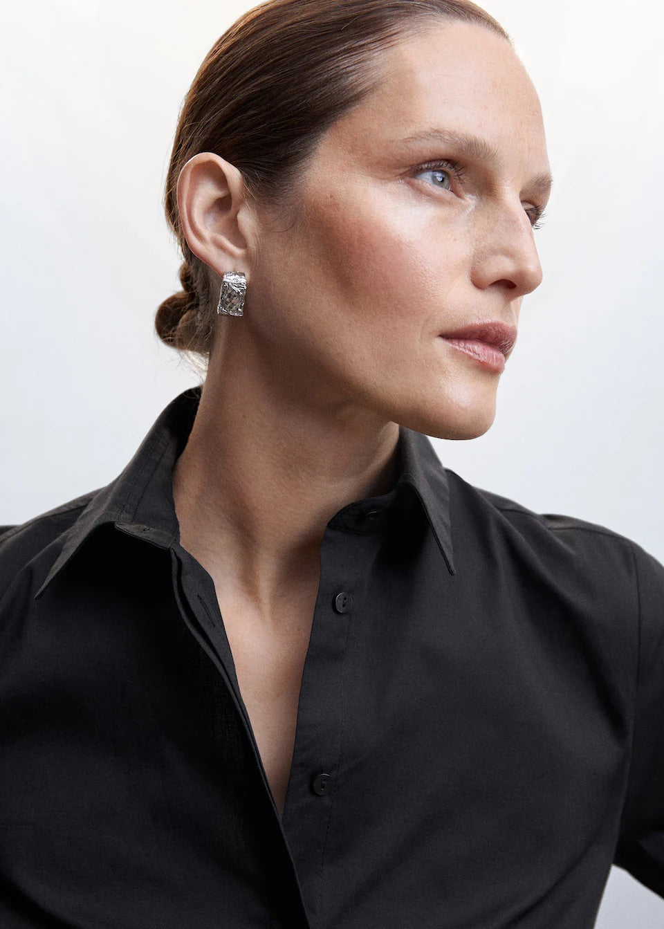 Essential cotton-blend shirt