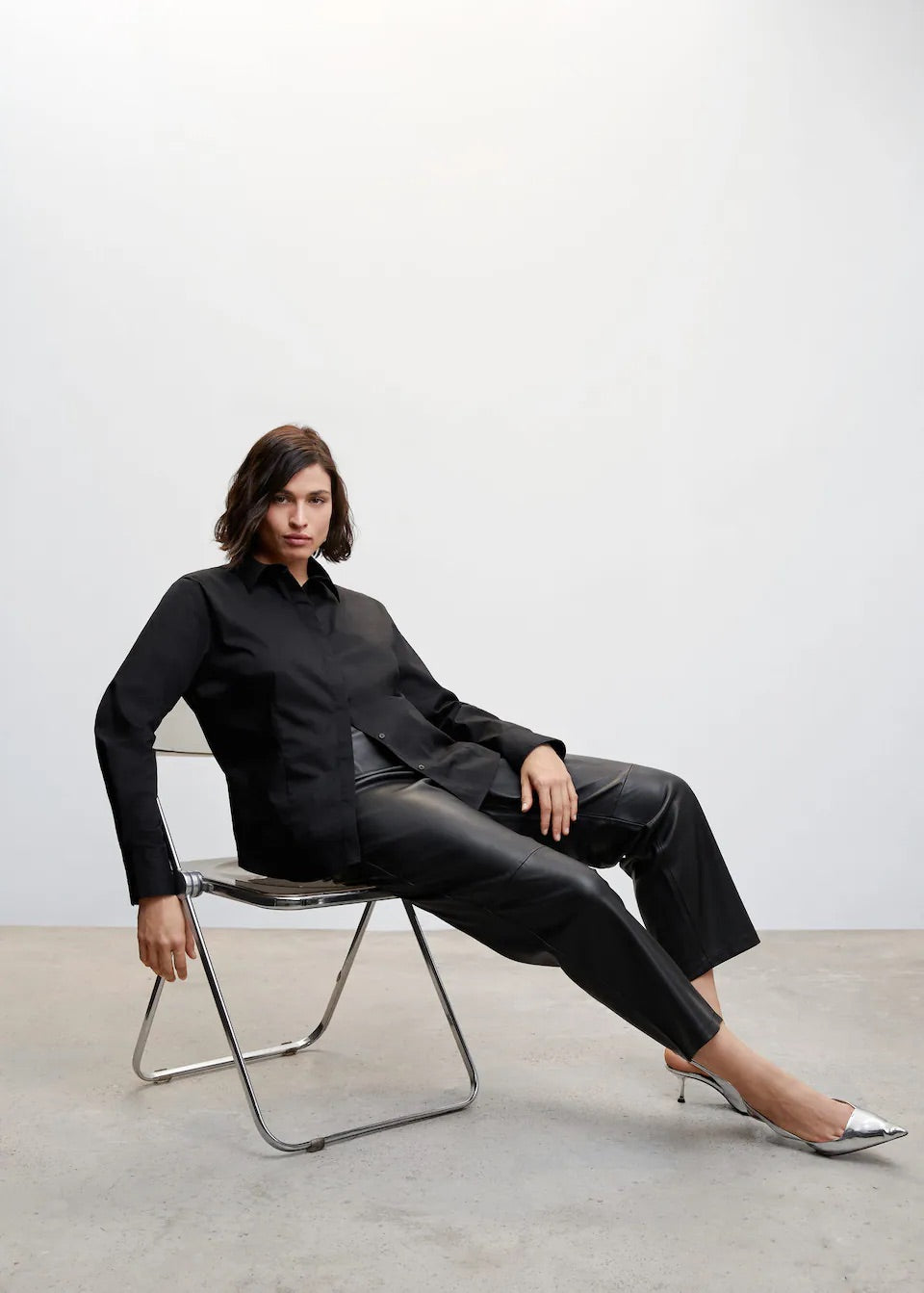 Essential cotton-blend shirt