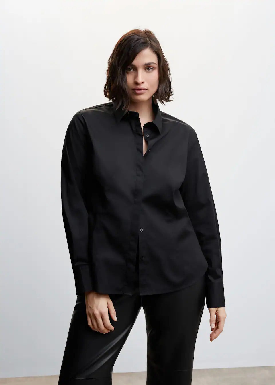 Essential cotton-blend shirt