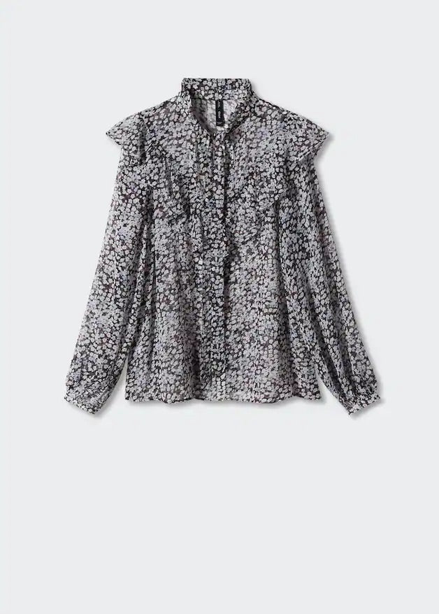 Floral print blouse
