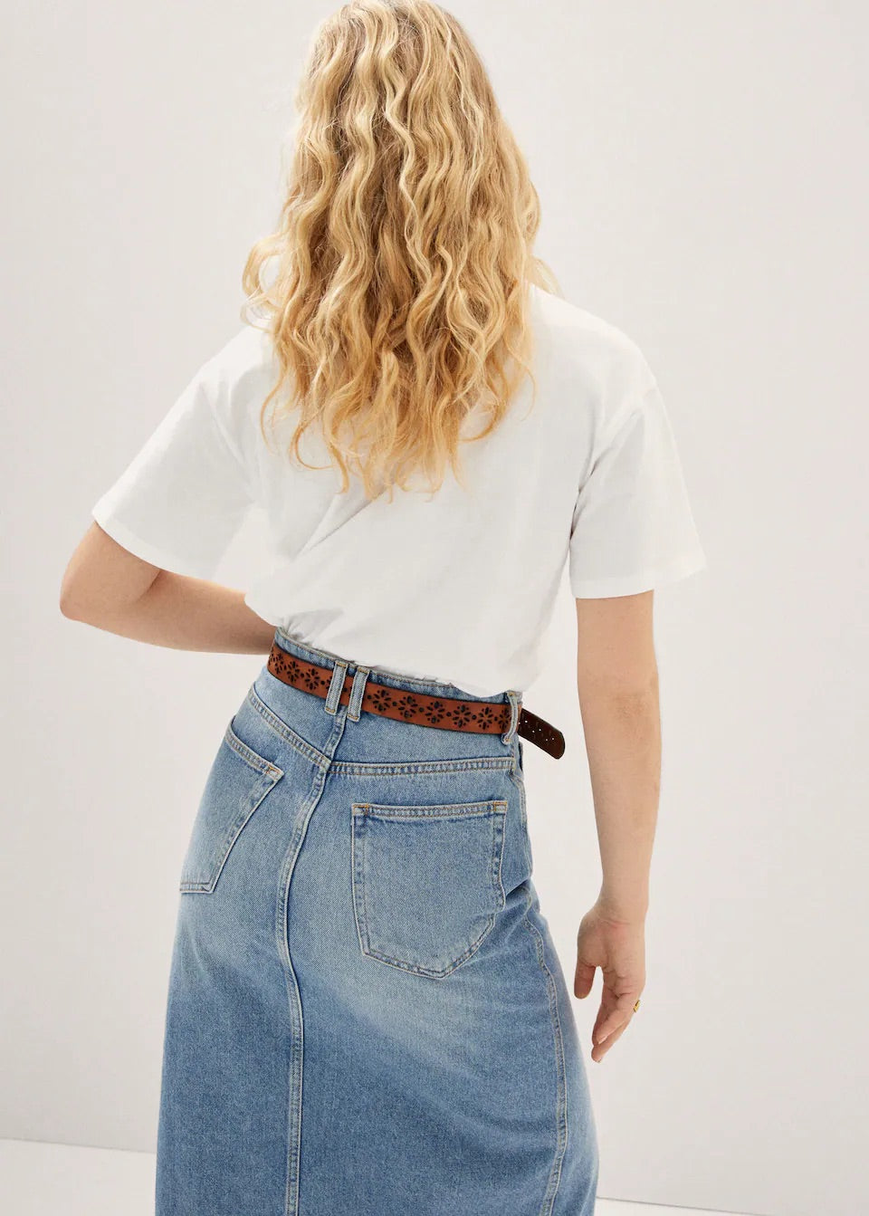 Crochet t-shirt with pocket