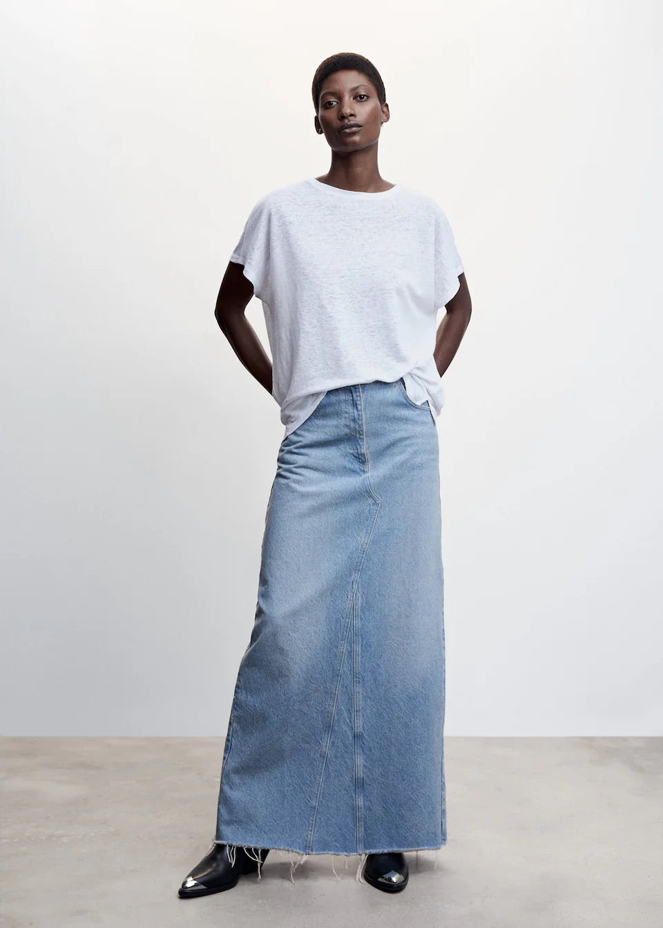 100% linen t-shirt