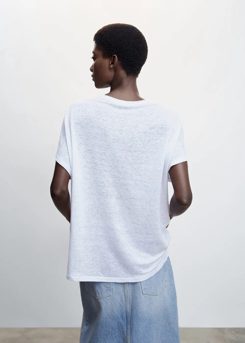 100% linen t-shirt