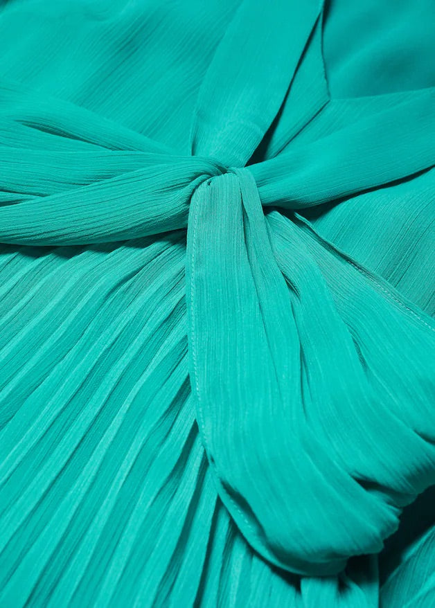 Pleated detail dress
