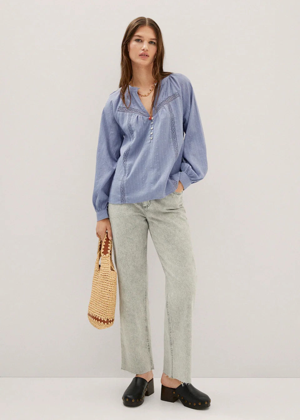 Plumeti embroidered blouse