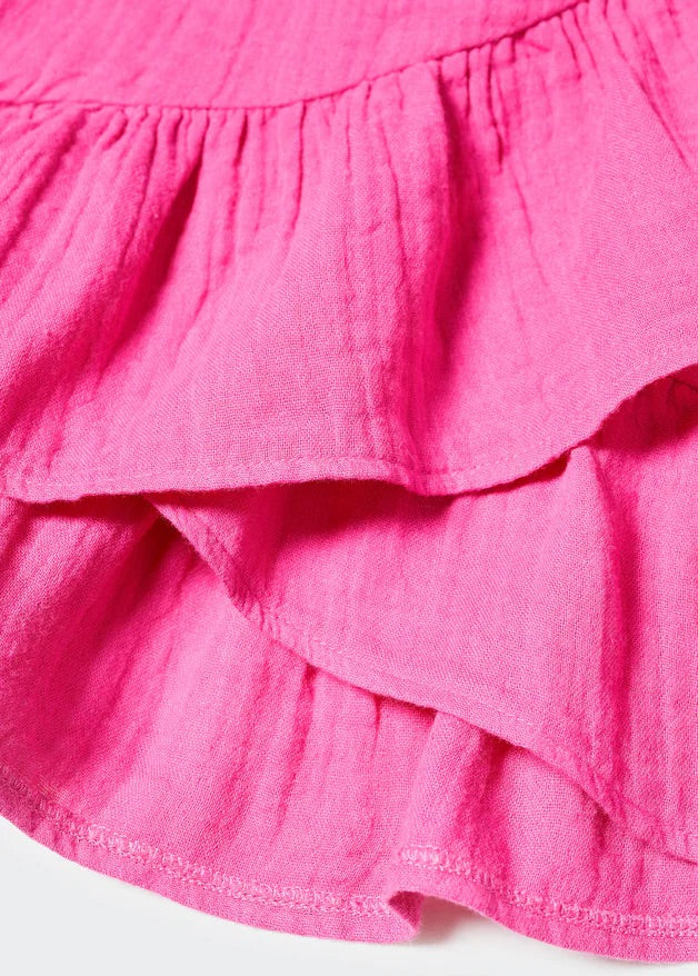 Textured criss-cross skirt
