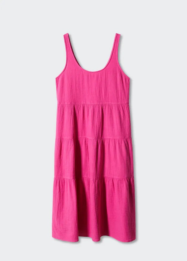 Flared cotton dress