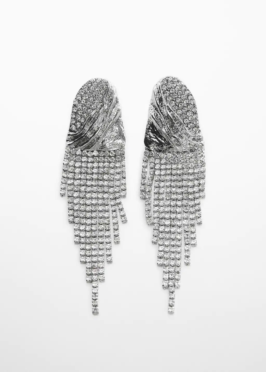 Crystal waterfall earrings