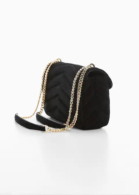 Chain leather bag