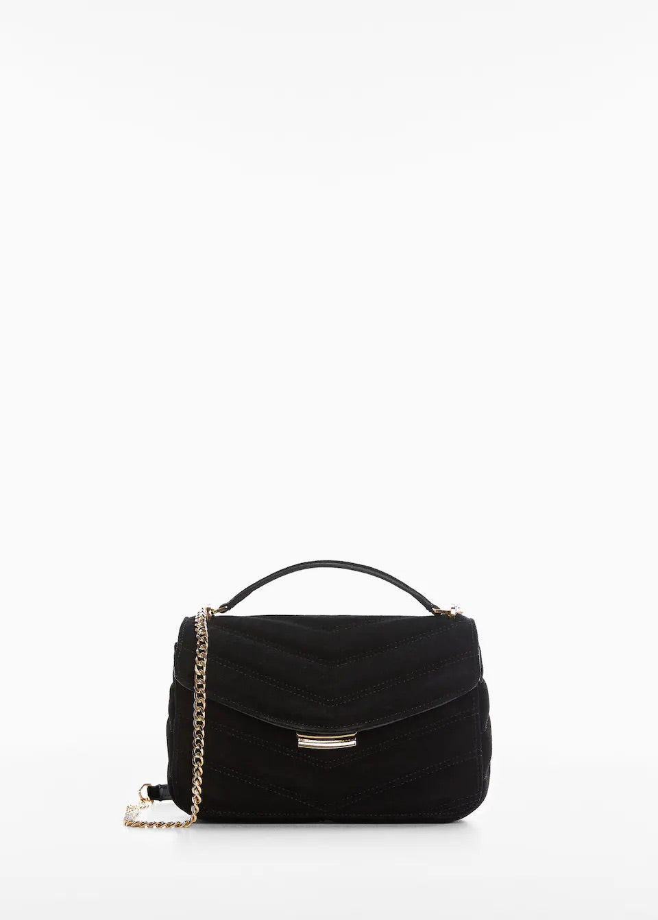 Chain leather bag