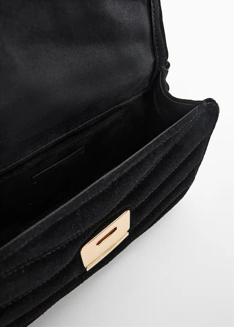 Chain leather bag