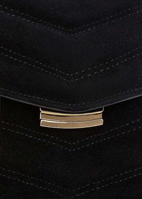Chain leather bag