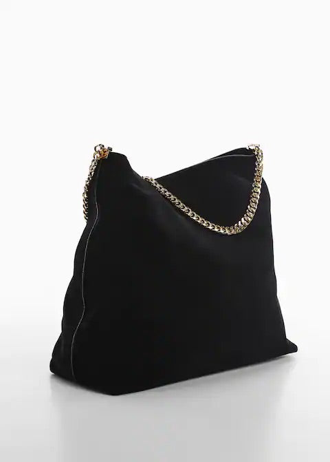 Chain leather bag