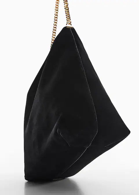 Chain leather bag