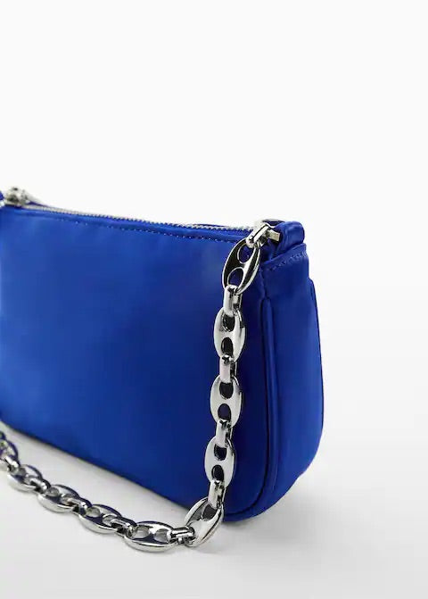 Satin chain bag
