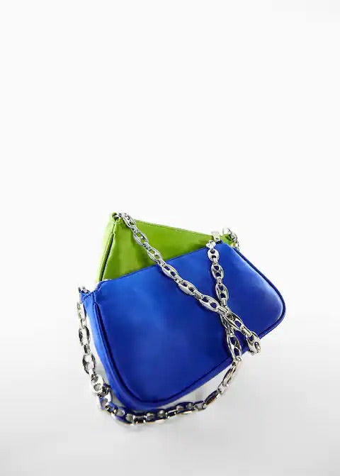 Satin chain bag