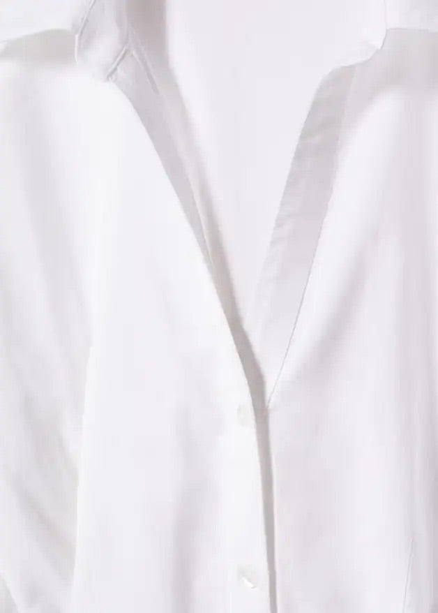 Swiss embroidered shirt dress
