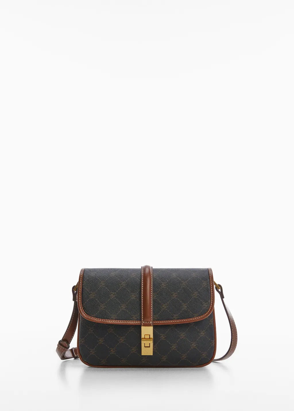 Logo printed crossbody bag