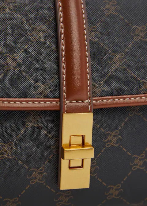 Logo printed crossbody bag
