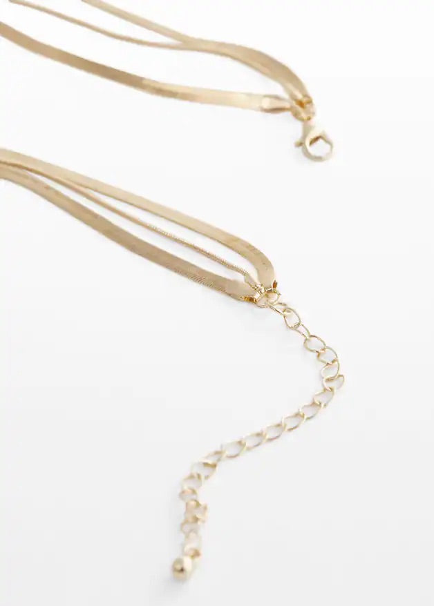 Long triple necklace