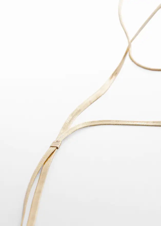 Long triple necklace