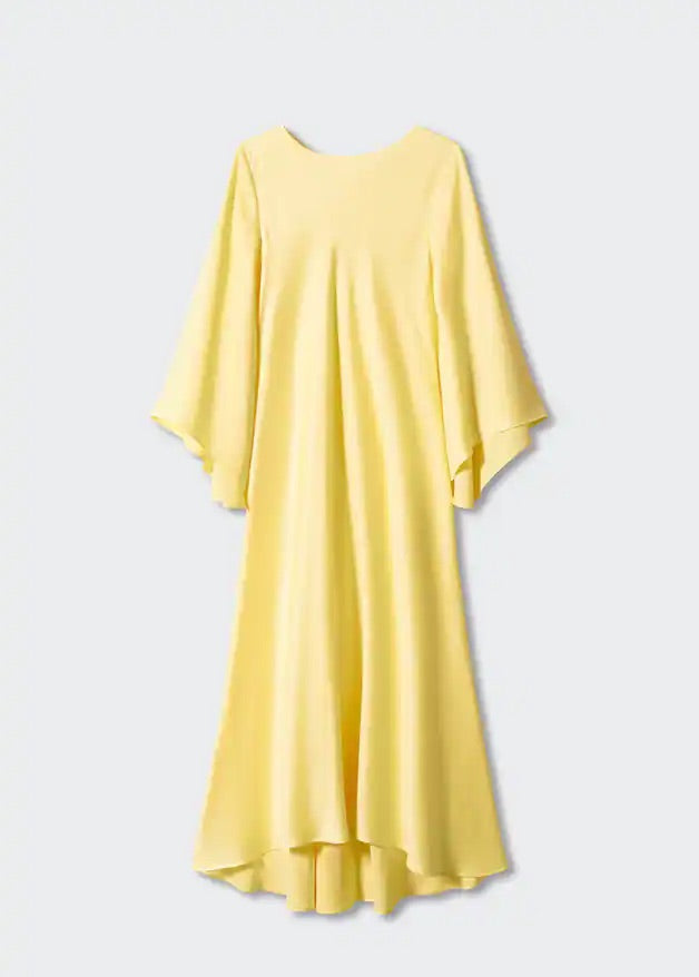 Flared sleeves dress