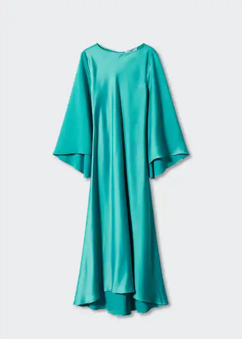 Flared sleeves dress