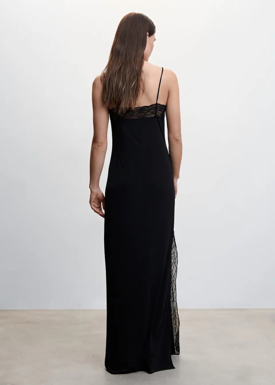 Lace detail dress