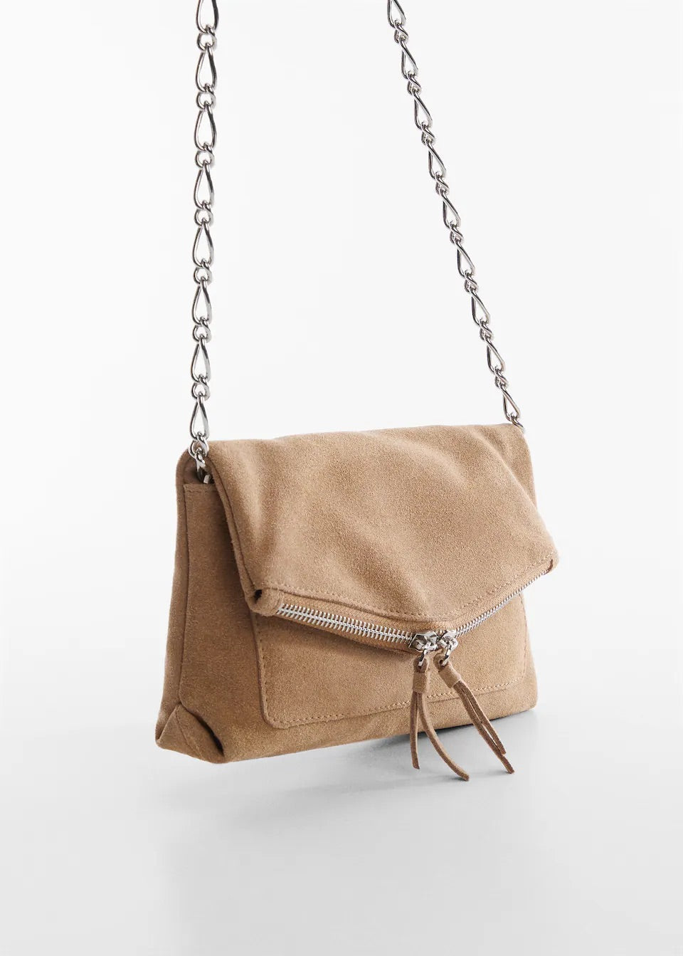 Chain leather bag