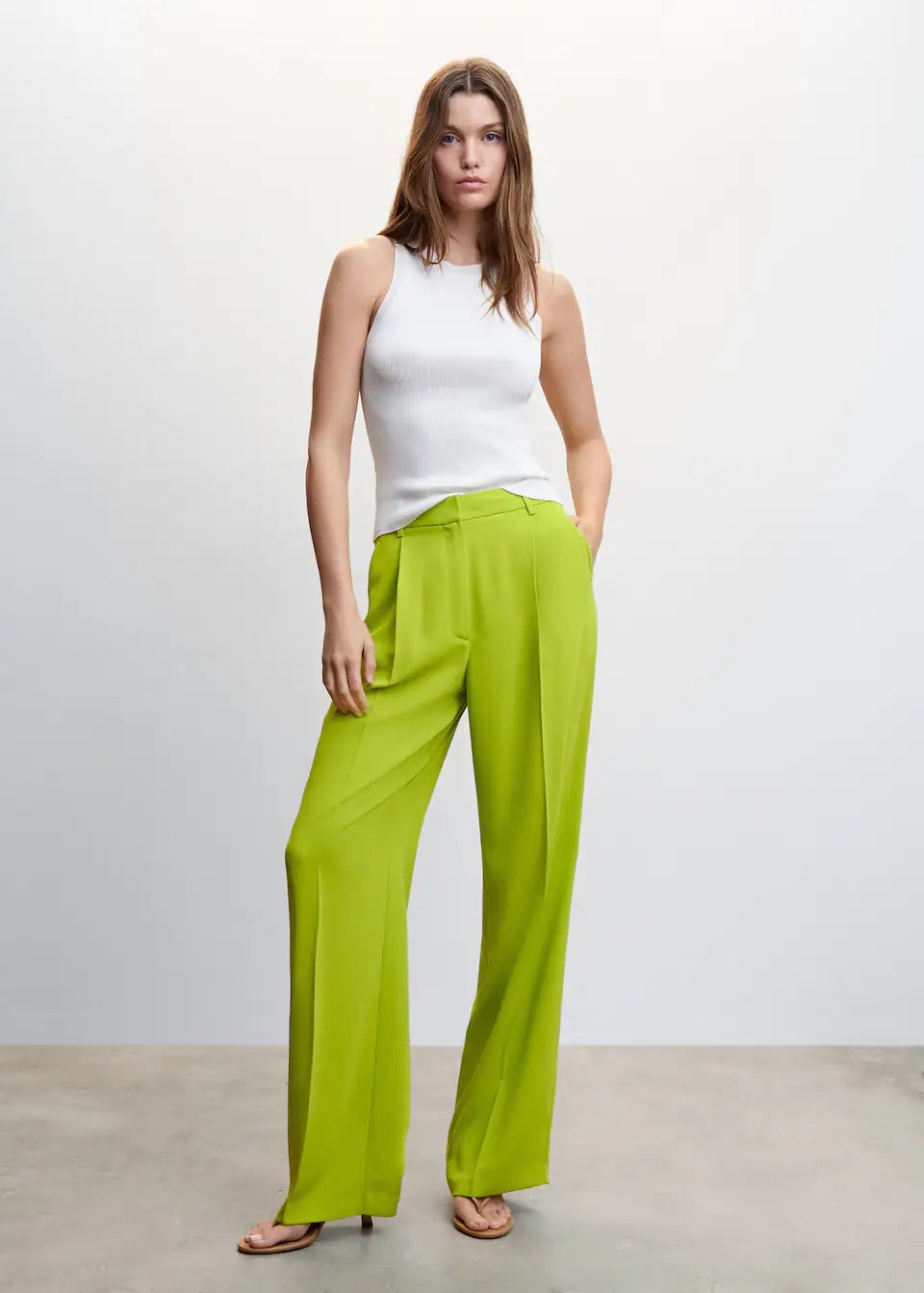 Dart palazzo trousers