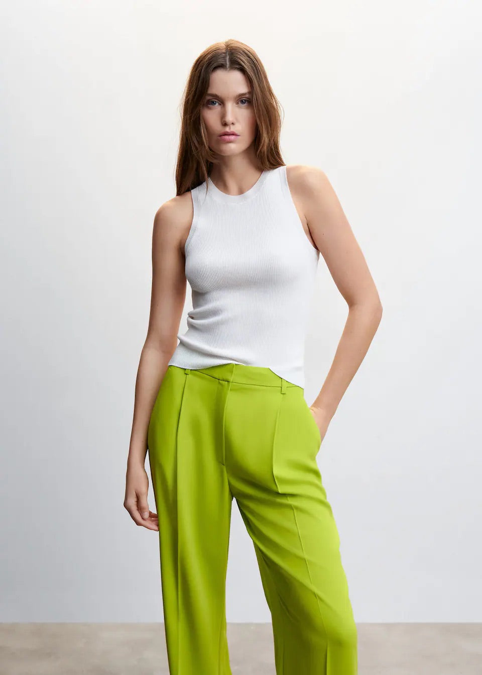Dart palazzo trousers