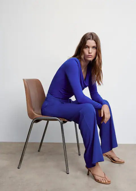 Dart palazzo trousers