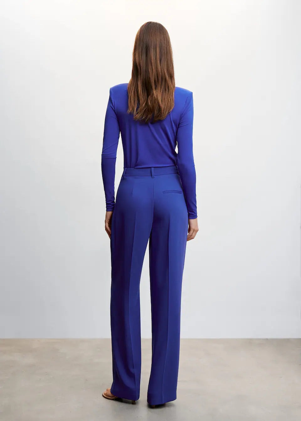 Dart palazzo trousers