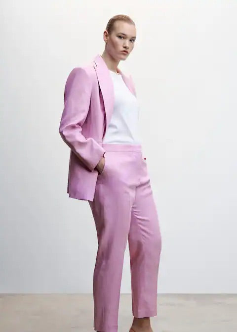 100% linen trousers