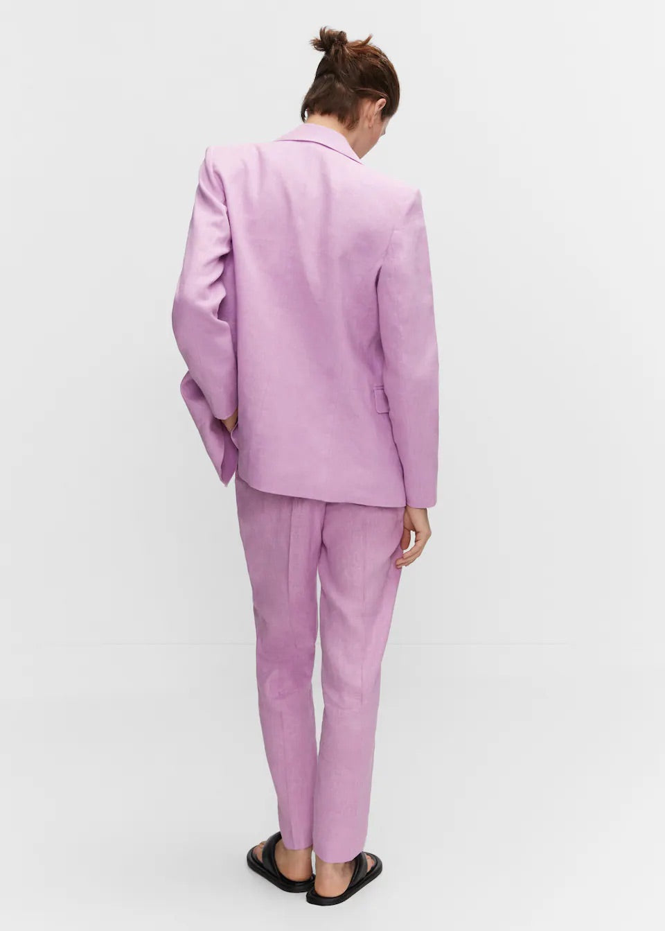 100% linen trousers