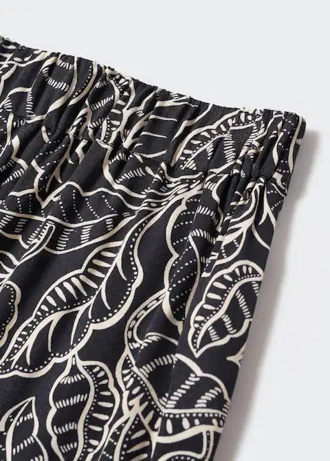 Floral palazzo trousers