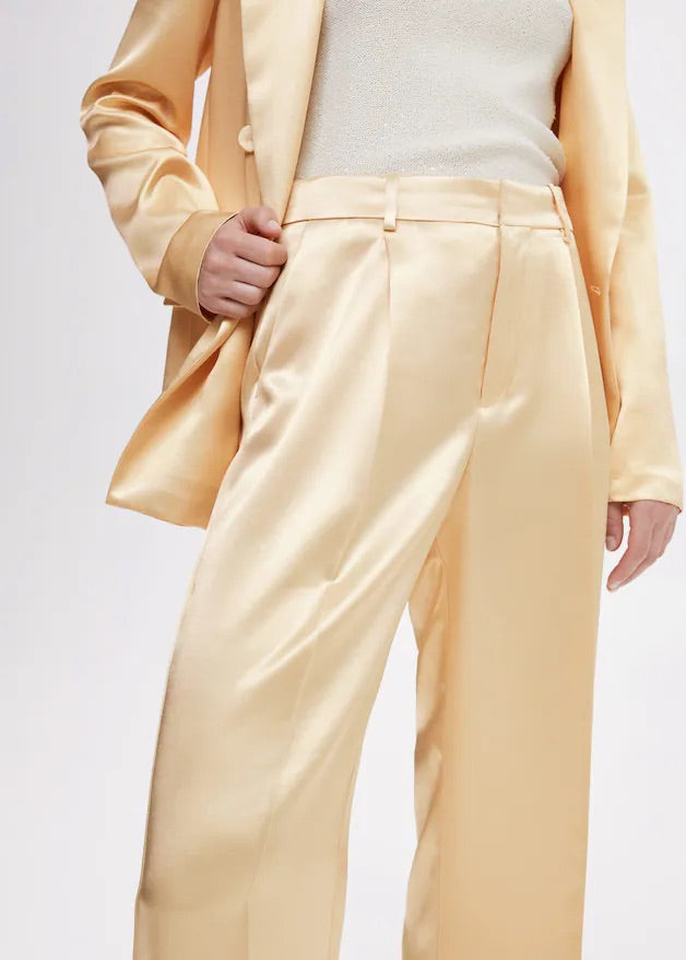 Satin palazzo trousers