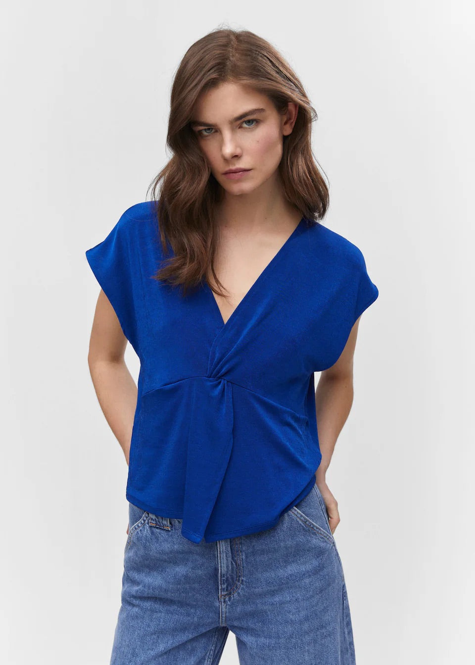 Knot detail T-shirt