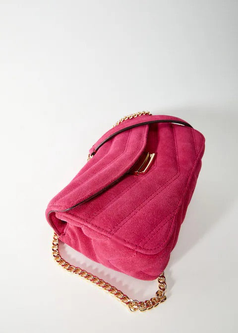 Flap leather bag