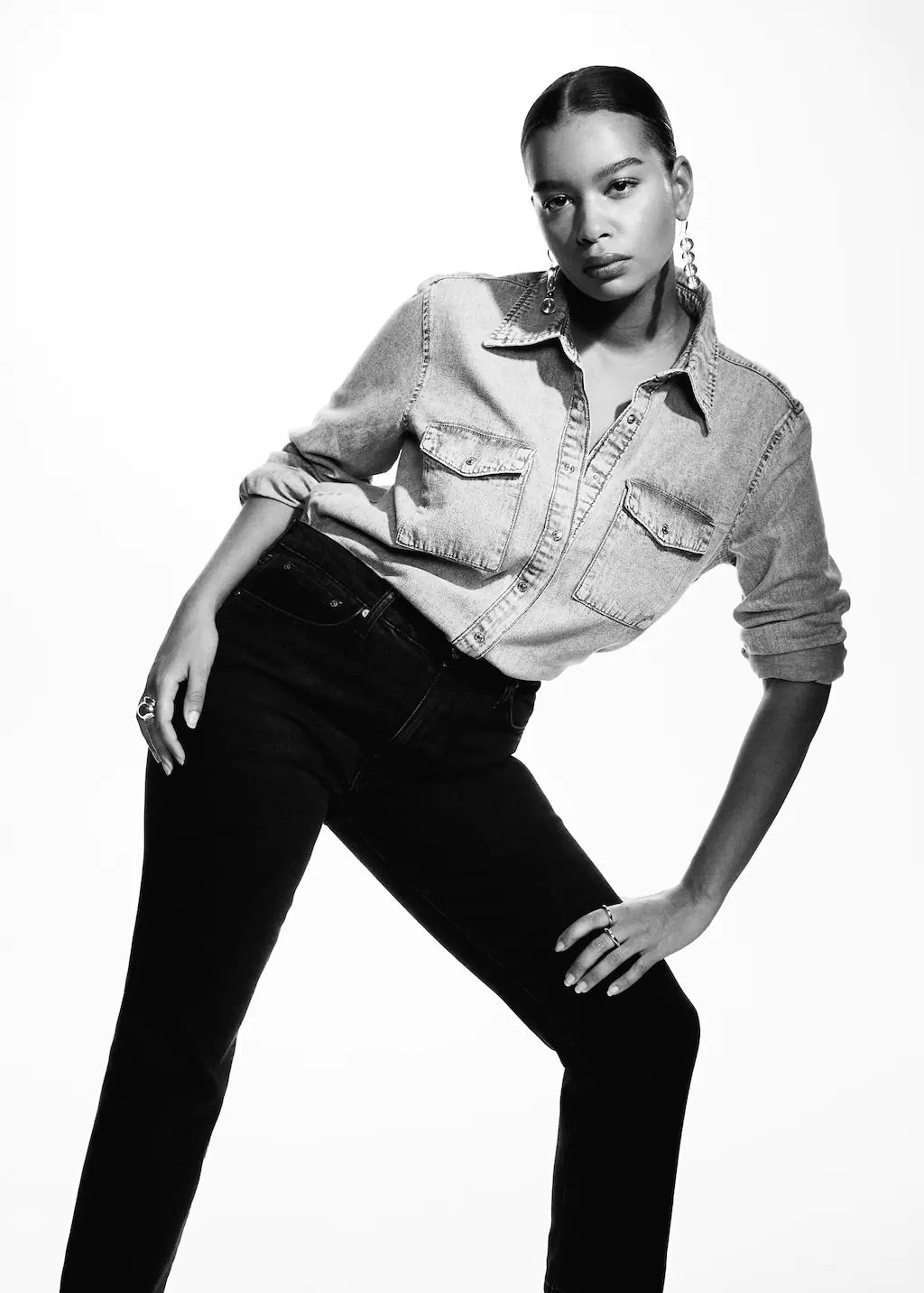 Slim cropped jeans