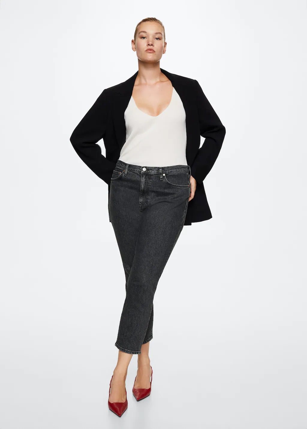 Slim cropped jeans