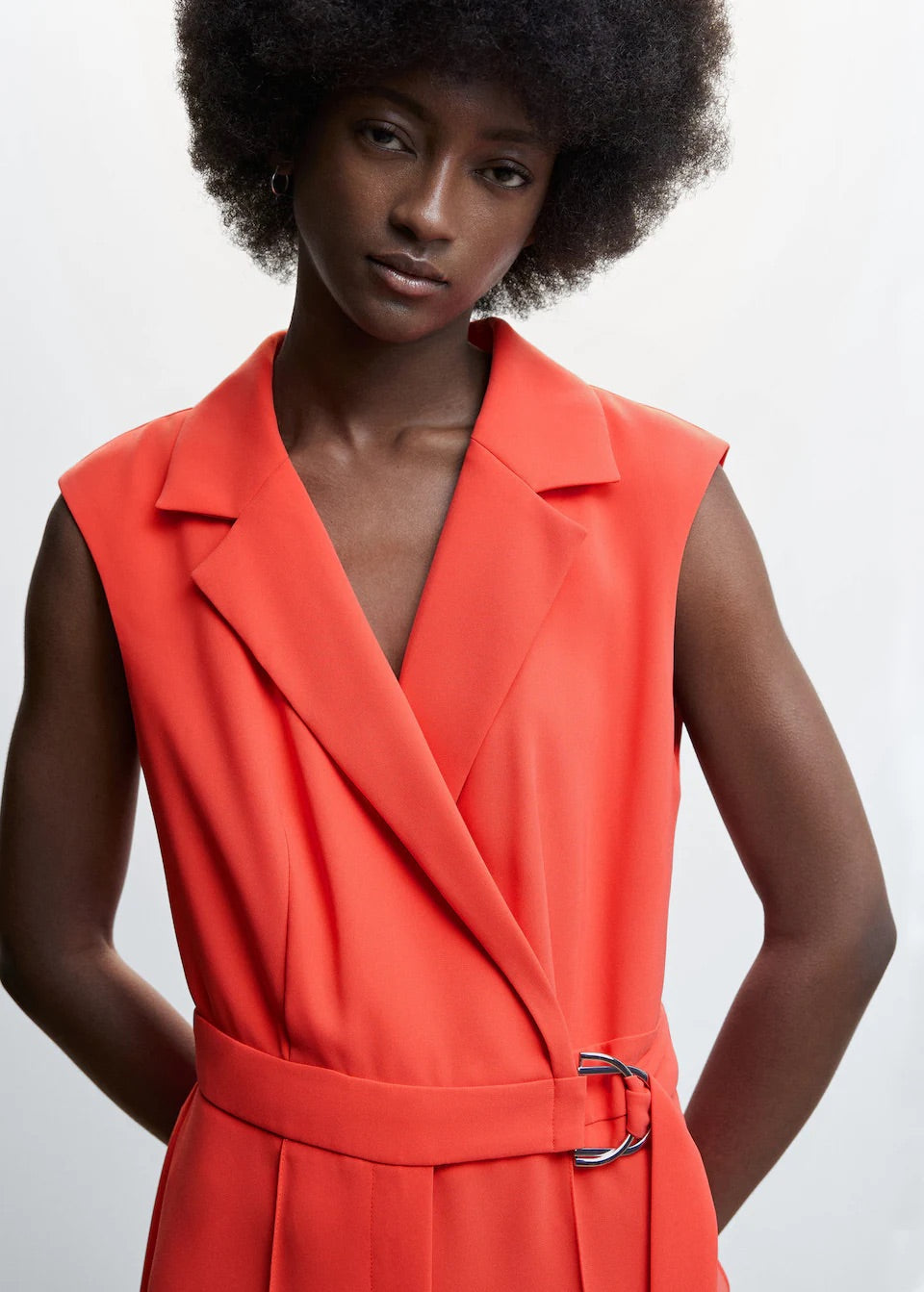 Belt wrap jumpsuit