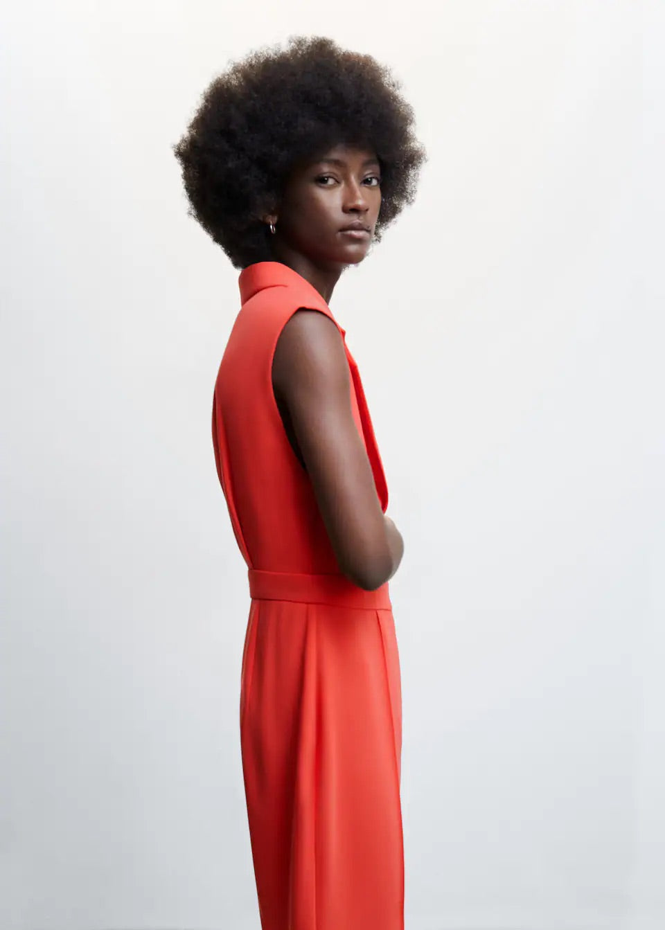 Belt wrap jumpsuit