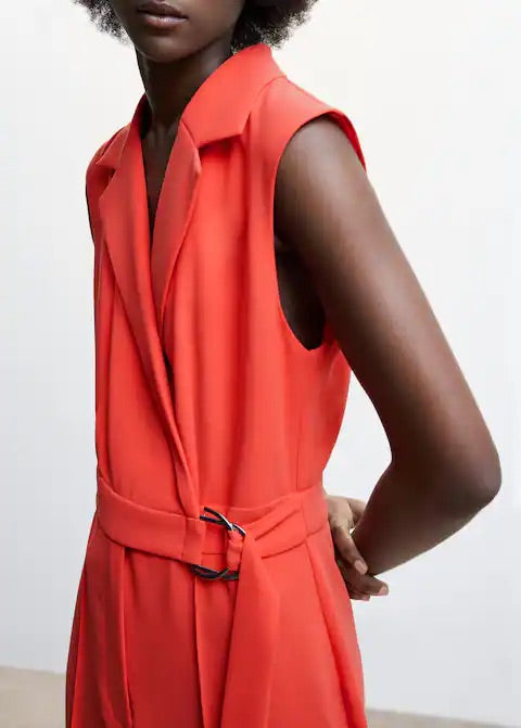 Belt wrap jumpsuit